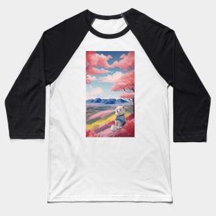 Japan Scenery 2 - Japanese Retro Art Baseball T-Shirt